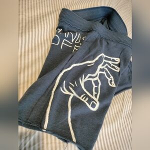 "HANDS OFF" Sweat Shorts